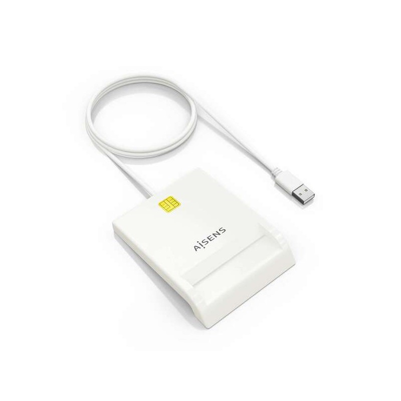 Lettore di smart card Aisens DNI - bianco