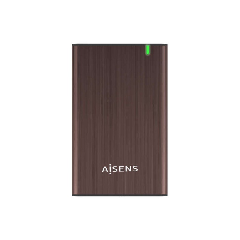 Scatola esterna Aisens 2.5? per dischi rigidi da 9.5 mm SATA I. II e III a USB 3.0/USB 3.1 GEN1 - Colore marrone