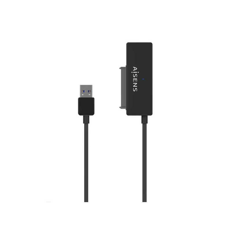 Adattatore Aisens SATA a USB-A USB 3.0/USB3.1 GEN1 per dischi rigidi da 2.5? e 3.5? con alimentatore - colore nero