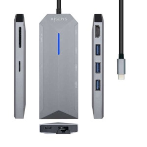 Aisens USB-C Dock 8 in 1 -...
