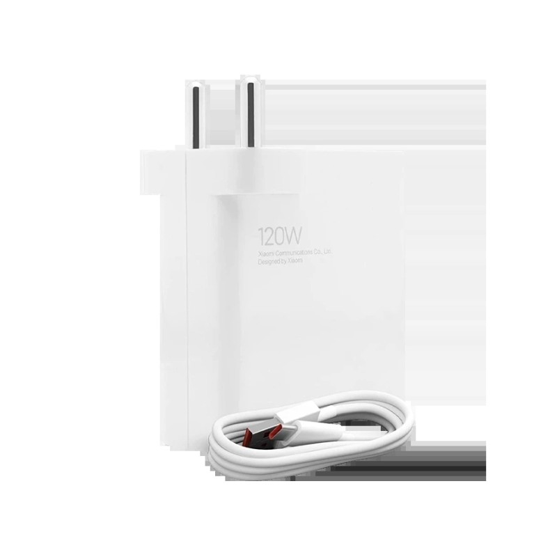 Caricatore da muro combinato Xiaomi 120W ricarica per smartphone USB-A 120W + cavo - Identificazione intelligente del dispositiv