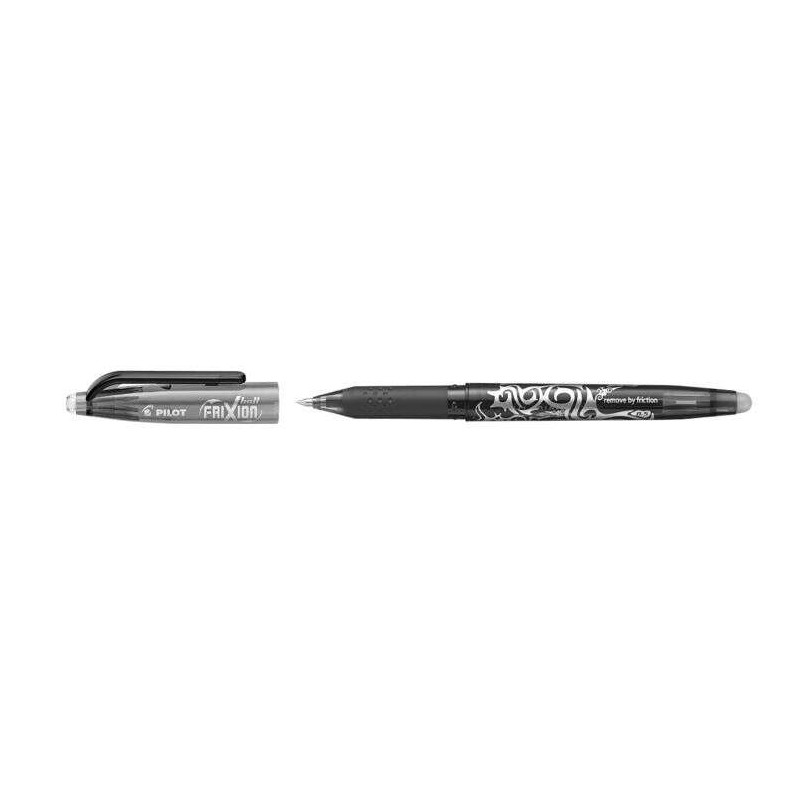 Penna gel stick. punta 0.7 mm. colore NERO - PILOT FRIXION BALL
