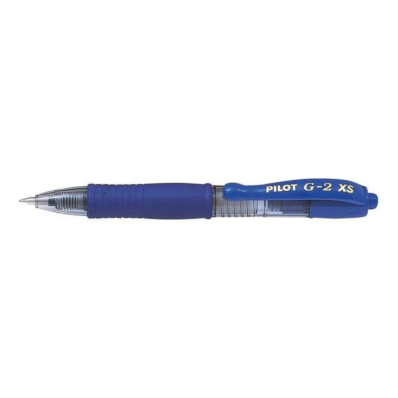 Penna gel retrattile Pilot G2 Pixie XS - Punta sferica rotonda 0.7 mm - Corsa 0.32 mm - Impugnatura ergonomica - Colore blu