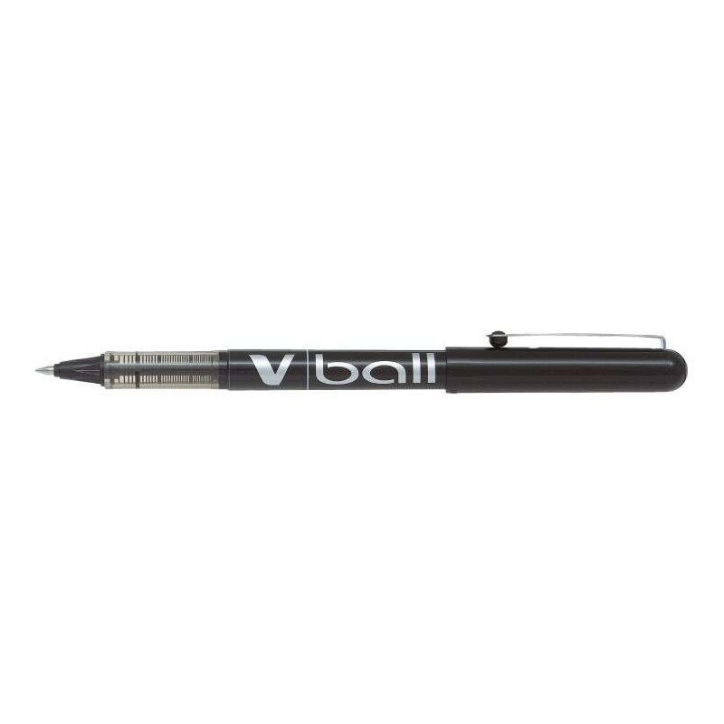 Penna Pilot a inchiostro liquido V Ball 07 Roller - Punta tonda 0.7 mm - Corsa 0.5 mm - Colore Nero