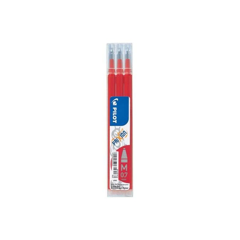 Pilot Frixion Ball Refill per Penna a Sfera. 0.7 mm ROSSO