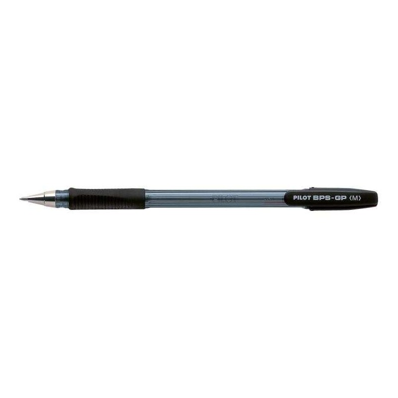 Penna a sfera Pilot BPS-GP - Ricaricabile - Punta media da 1 mm - Tratto 0.25 mm - Colore nero