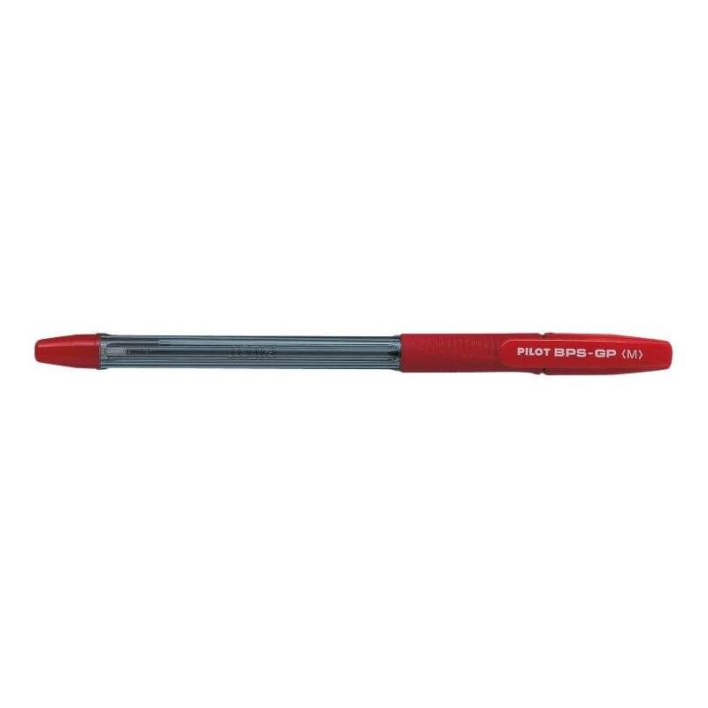 Penna a sfera Pilot BPS-GP - Ricaricabile - Punta media da 1 mm - Tratto 0.25 mm - Colore rosso