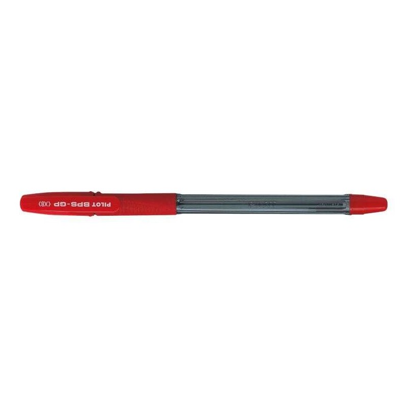 Penna a sfera Pilot BPS-GP - Ricaricabile - Punta extra larga da 1.60 mm - Corsa da 0.33 mm - Colore rosso