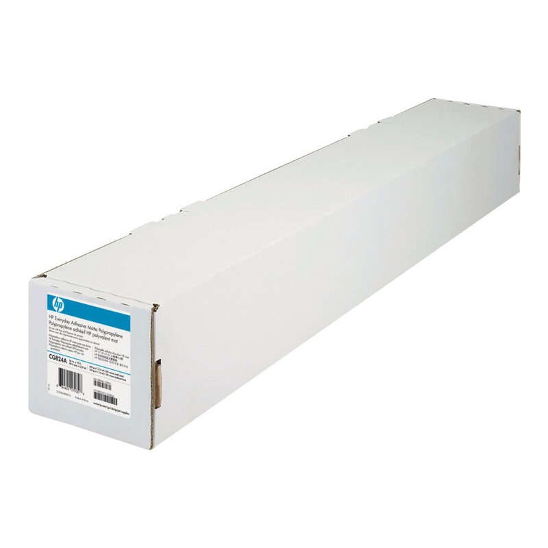 Confezione da 2 rotoli di carta per plotter HP Everyday - Adesivo in polipropilene opaco - 90 gr 36 610 mm x 22.9 m