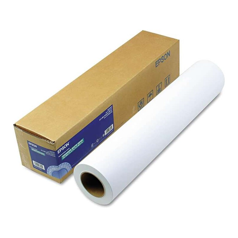 Rotolo di carta opaca Epson Enhanced Matte per plotter - 189 gr 24 610 mm x 30.5 m