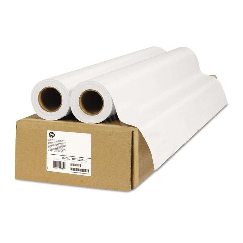 Confezione da 2 rotoli di carta per plotter HP Everyday - Adesivo in polipropilene opaco - 36 914 mm x 30.5 m 120 g