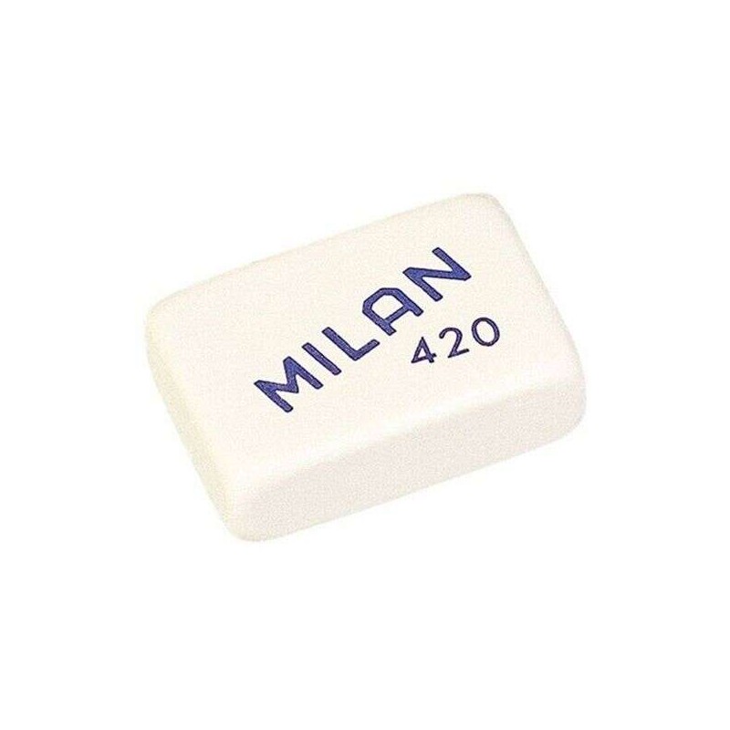 Gomma Rettangolare Milan 420 - Briciola Di Pane - Gomma Sintetica Morbida - Colori Assortiti