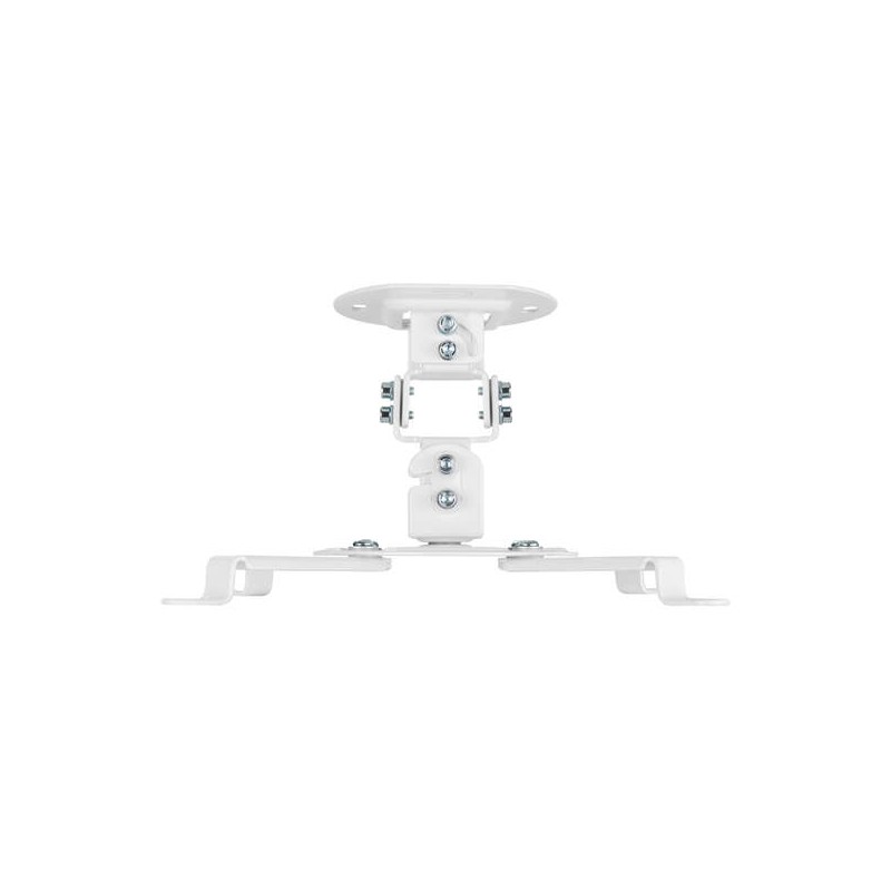 Supporto Girevole Universale Aisens - Supporto da Soffitto Inclinabile per Proiettore - Fino a 13.5Kg - Colore Bianco