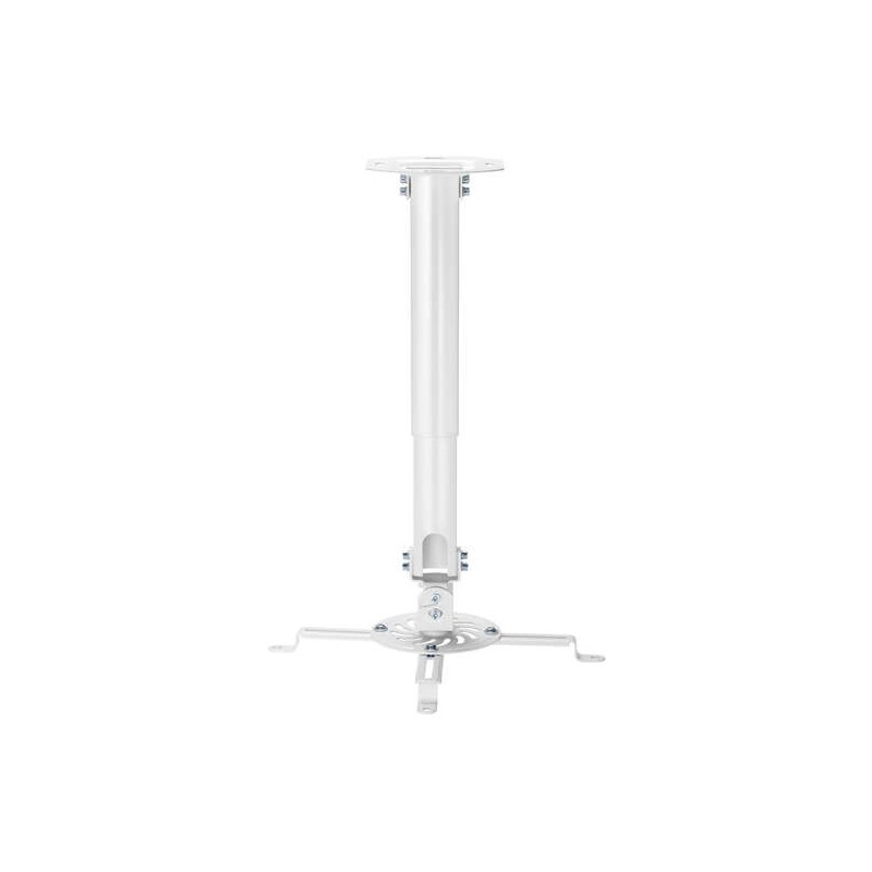 Supporto Girevole Universale Aisens - Supporto da Soffitto Inclinabile ed Estensibile per Proiettore - Fino a 13.5Kg - Colore Bi