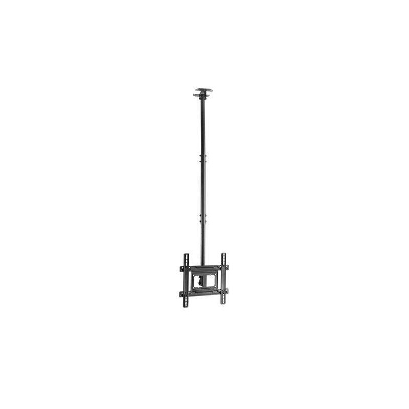 Supporto da soffitto Cromad per TV 32-70 - Inclinabile e Girevole - Gestione Cavi - Peso Max 50kg - VESA 400x400mm