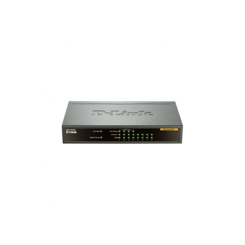Switch D-Link 8 porte PoE 10/100Mbps