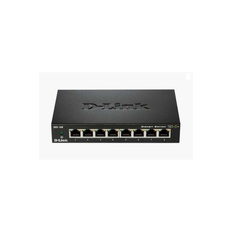 Switch D-Link 8 porte Gigabit 10/100/1000 Mbps