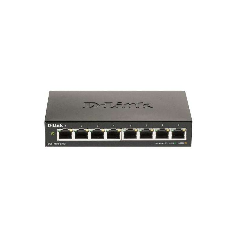 Smart Switch D-Link 8 porte Gigabit 10/100/1000 Mbps
