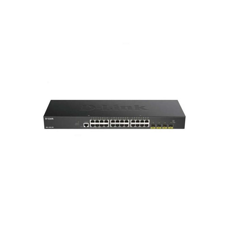 D-Link Switch Semiestionable 24 Puertos Gigabit + 4 Puertos 10G SFP+