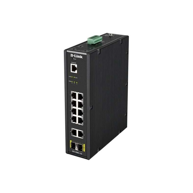 Switch industriale D-Link 10 porte Gigabit + 2 SFP