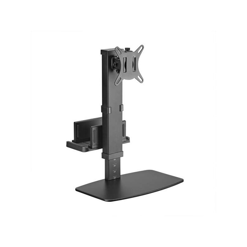 Aisens ECO Supporto da Tavolo Girevole e Inclinabile per Monitor/TV e Mini PC 8kg da 17-32 - Colore Nero