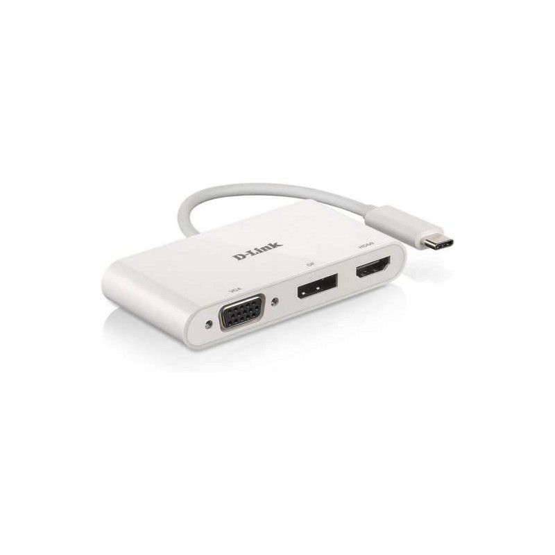 Hub D-Link da USB-C a HDMI. DisplayPort. VGA