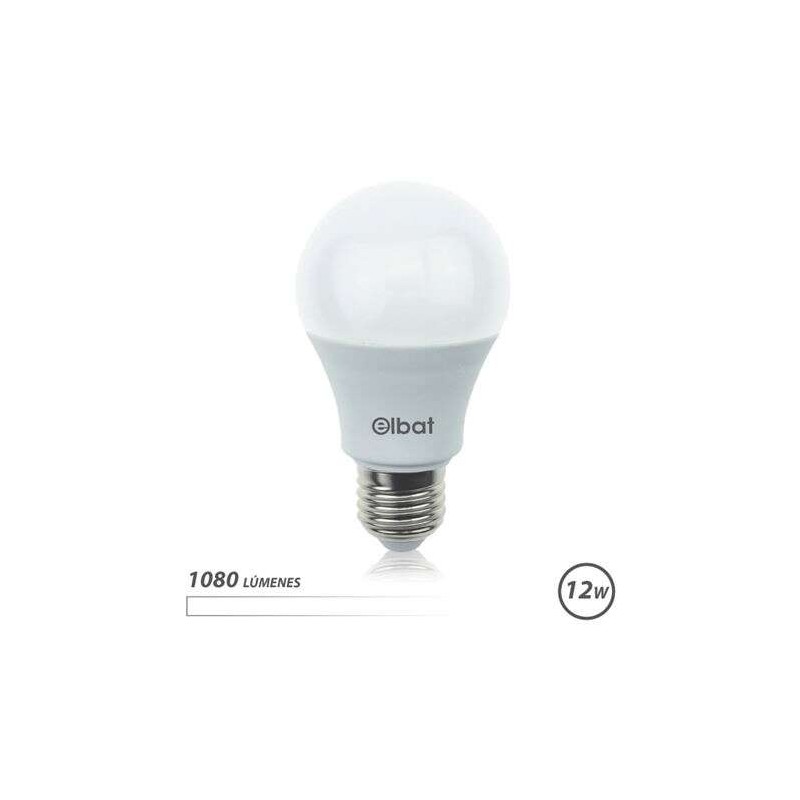 Lampadina LED Elbat A60 - 12W - 1080lm - E27 - Luce Bianca
