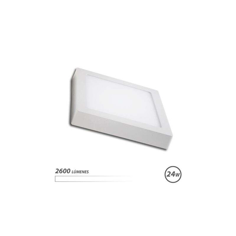 Faretto da parete LED quadrato Elbat - 24W - 2600lm - Luce bianca