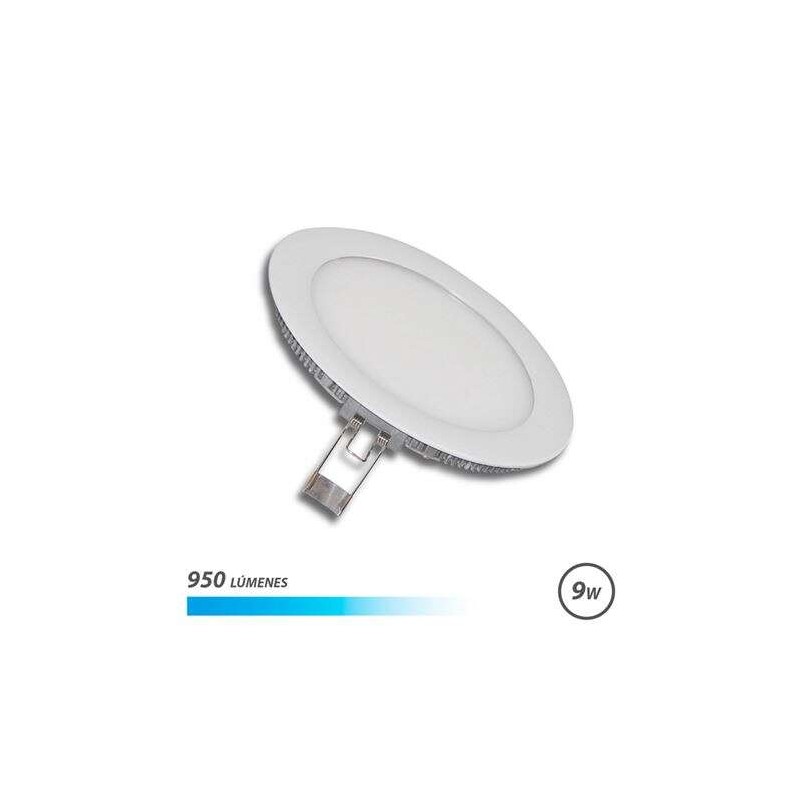 Elbat Downlight da Incasso Ultrapiatto LED 9W 950LM - Luce Fredda - Design a Basso Profilo - Installazione Facile - Colore Bianc