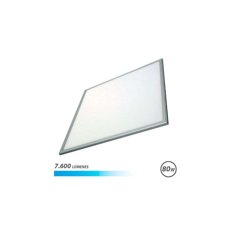 Pannello LED Elbat 60x60 80W 7600LM - Luce Fredda - Risparmio Energetico - Lunga Vita Utile - Installazione Facile - Colore Bian