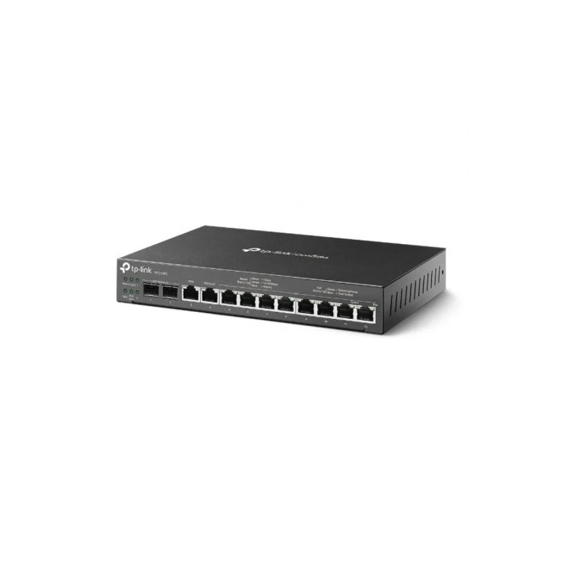 Router VPN Gigabit 3 in 1 Omada TP-Link ER7212PC - 8 porte RJ45 PoE+ LAN + 2 porte SFP + 2 porte WAN
