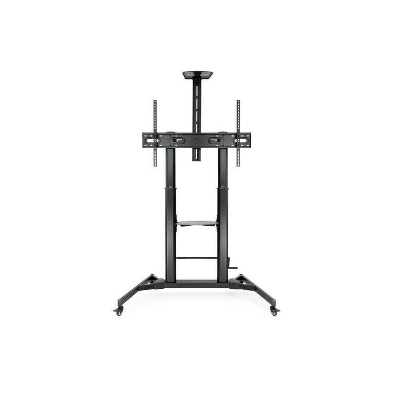 Supporto da pavimento regolabile Tooq con ruote 60-100 - Nero