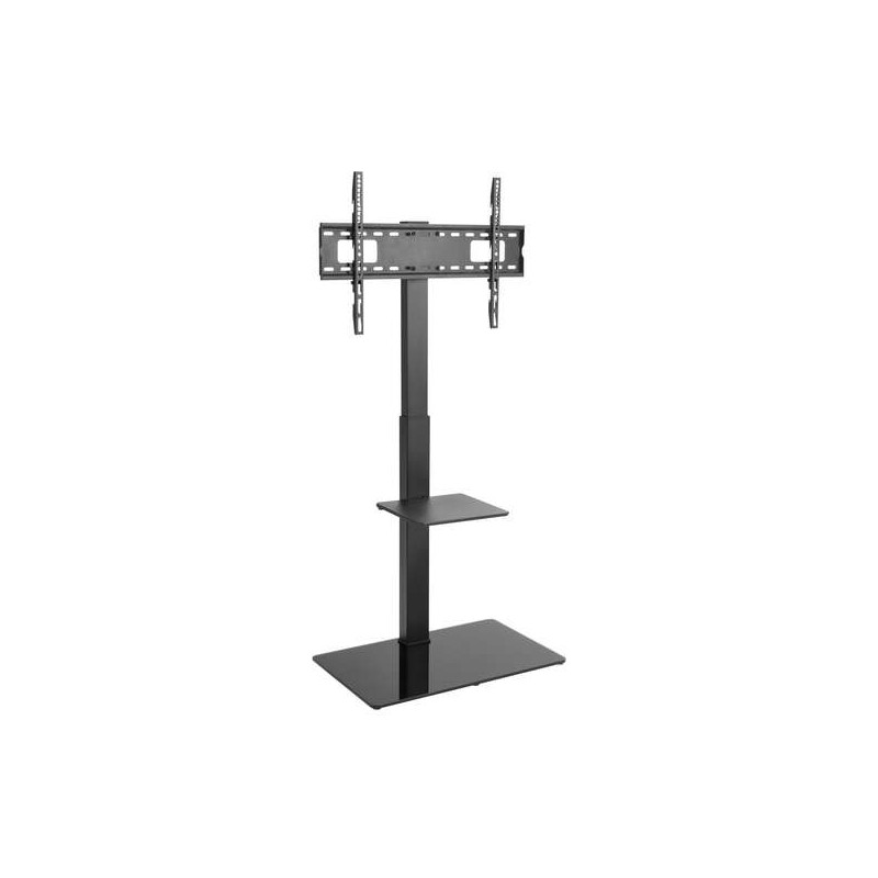 Supporto da pavimento Aisens con vassoio DVD (37-70. 40 kg) - Nero