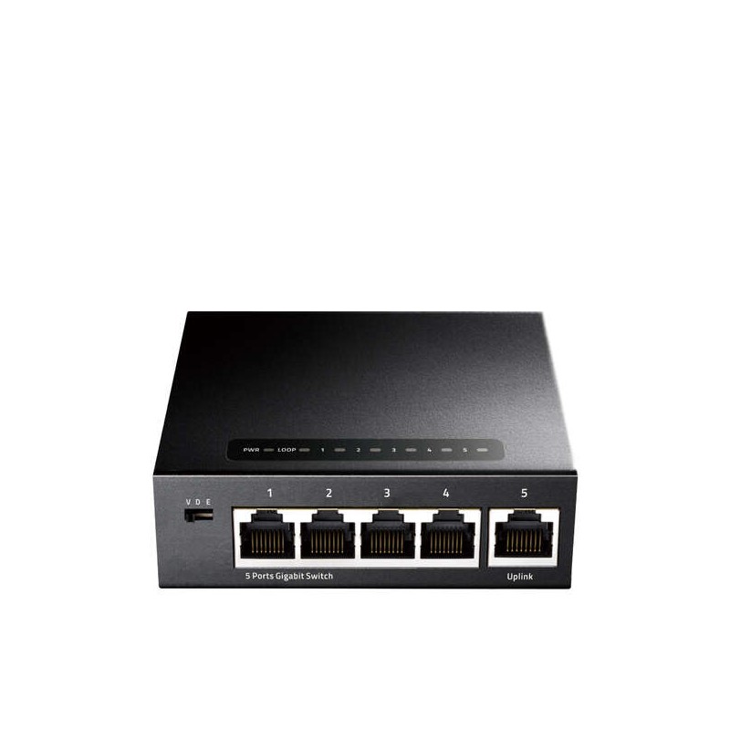 Switch Cudy GS105 5 porte Gigabit adattive 10/100/1000 Mbps