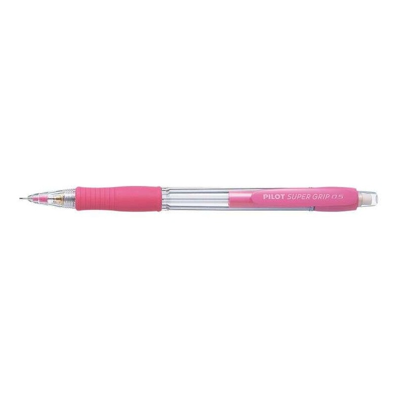 Portamine Pilot SuperGrip H185 - Corsa 0.5 mm - Mina HB - Corpo rosa