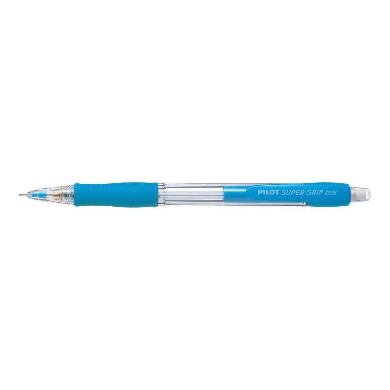 Portamine Pilot SuperGrip H185 - Corsa 0.5 mm - Mina HB - Corpo azzurro