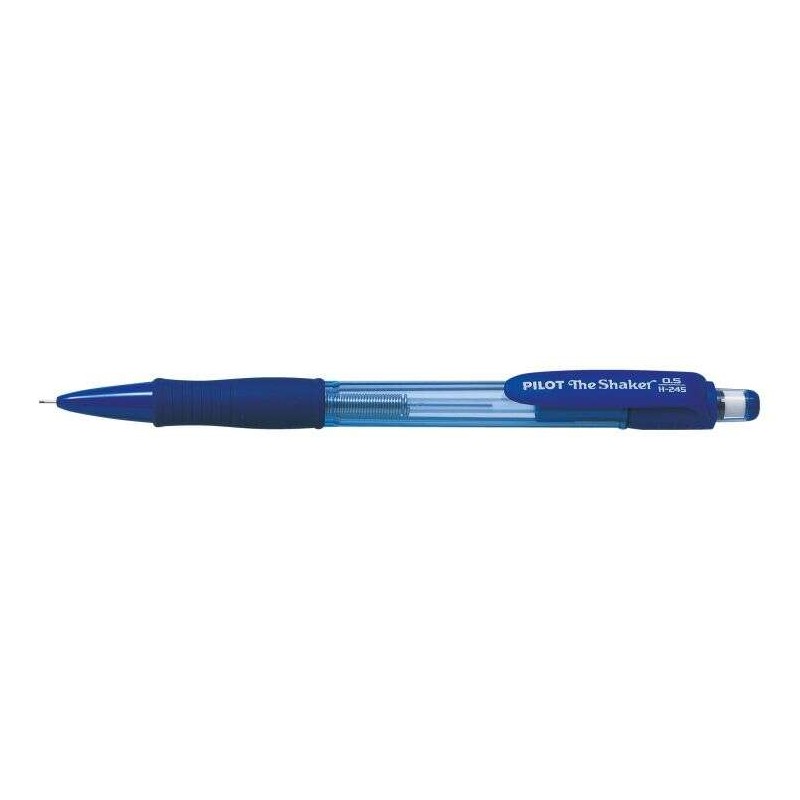 Portamine Pilot The Shaker H-245 - Impugnatura in gomma - Mina da 0.5 mm - Gomma - Colore blu