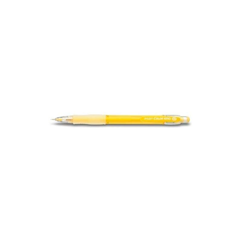 Portamine Pilot Colore Eno H-197 - Tratto 0.7 mm - Impugnatura in gomma - Gomma - Mina gialla