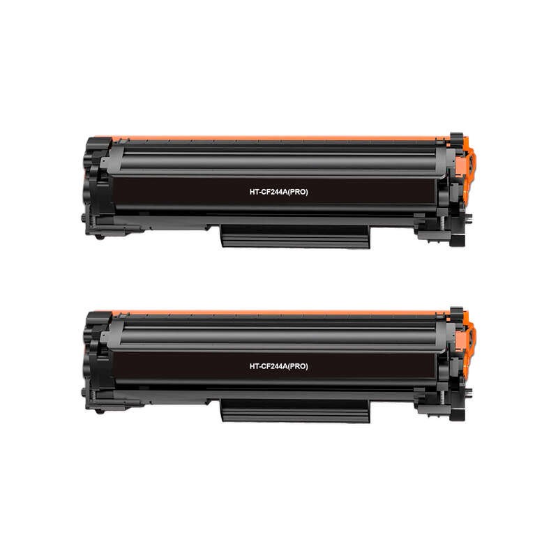Confezione nera da 2 cartucce toner generiche HP CF244A - Sostituisce 44A