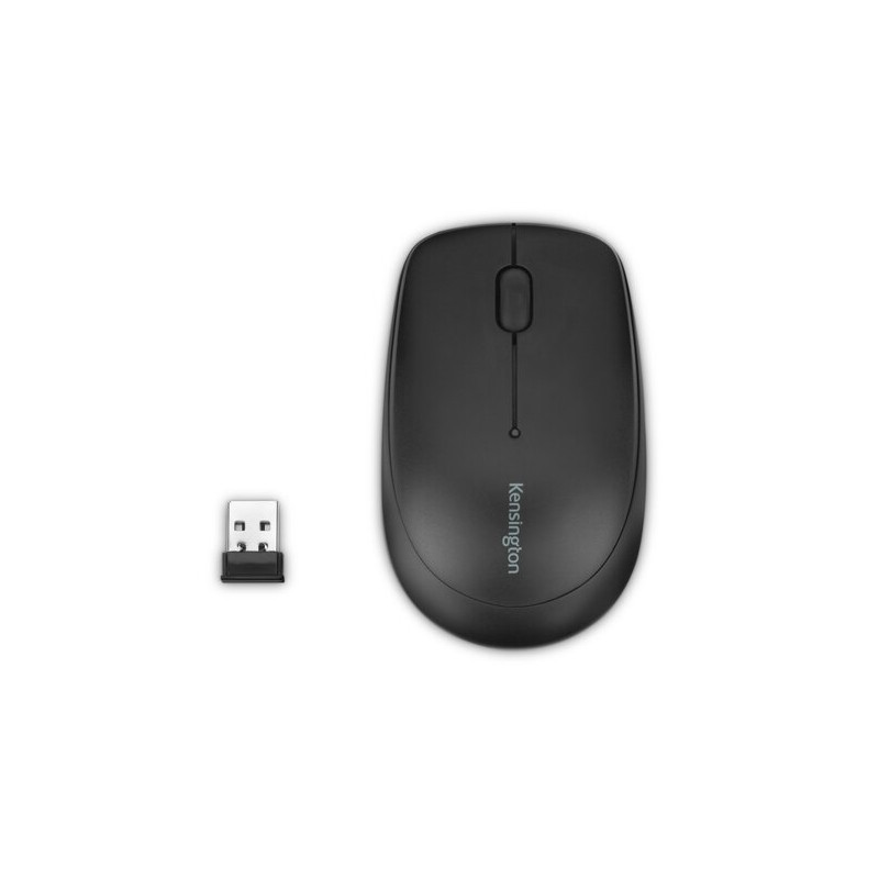 Mouse portatile wireless Kensington PRO Fit - Sensore laser da 1.000 dpi - Comoda rotella di scorrimento - Nero