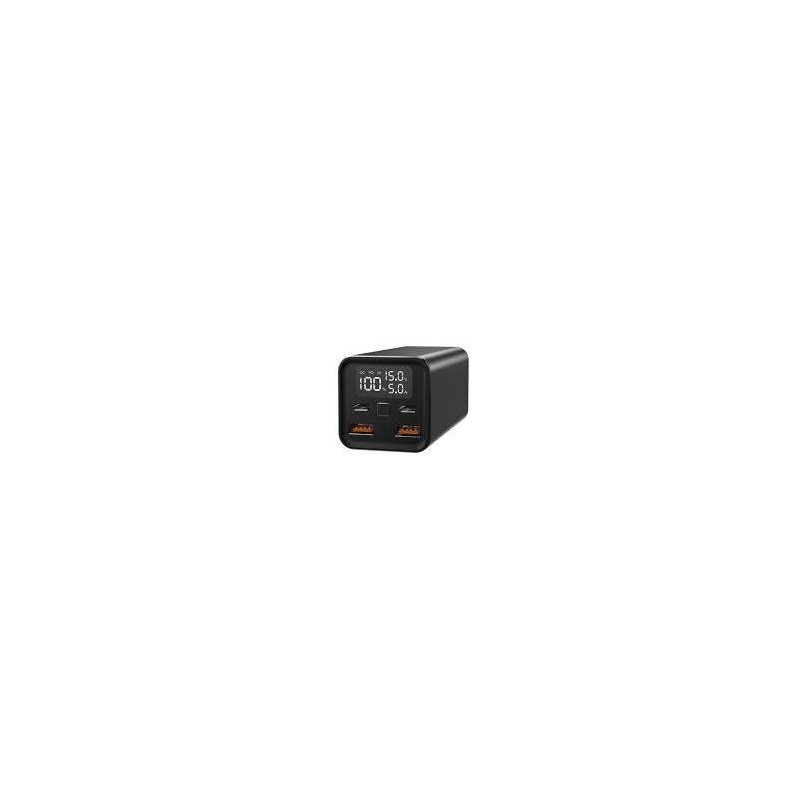 Leotec Q2 Power Bank 20000mAh 65W PD - Compatibile con laptop - Schermo LCD - 2x USB-A. 2x USB-C