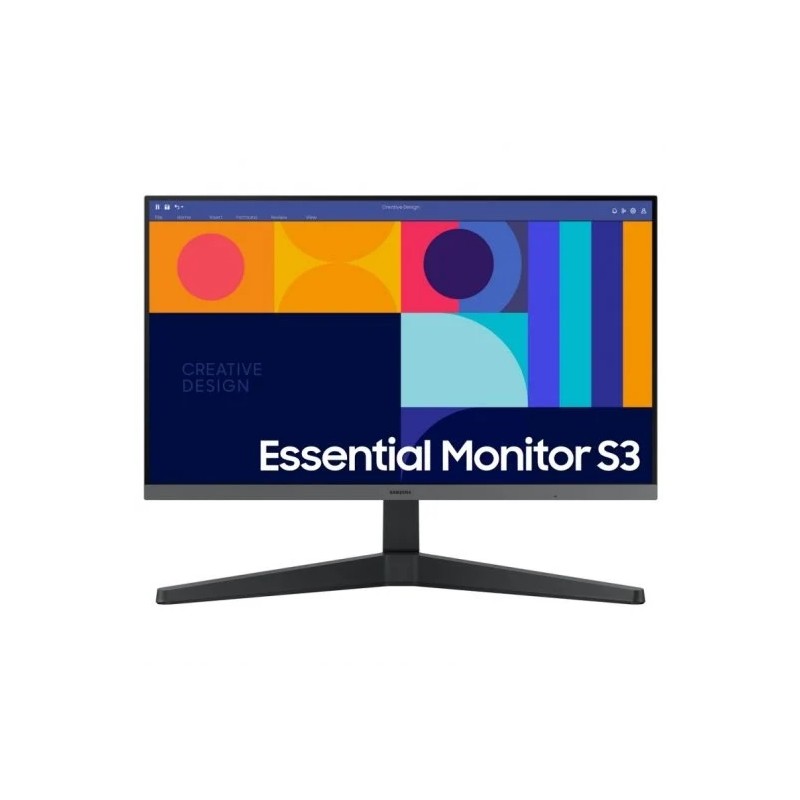 Monitor Samsung Essential S3 27 Full HD - LCD - IPS - 16:9 - 100 Hz - Angolo di visione 178° - Colore Nero