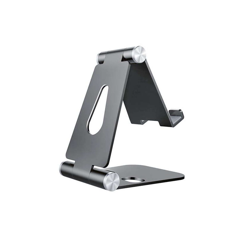 Supporto da tavolo Aisens regolabile taglia M (2 perni) per cellulare/tablet - colore grigio