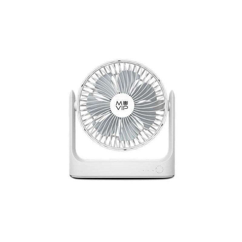 Muvip Ventilatore da tavolo portatile 6 Batteria