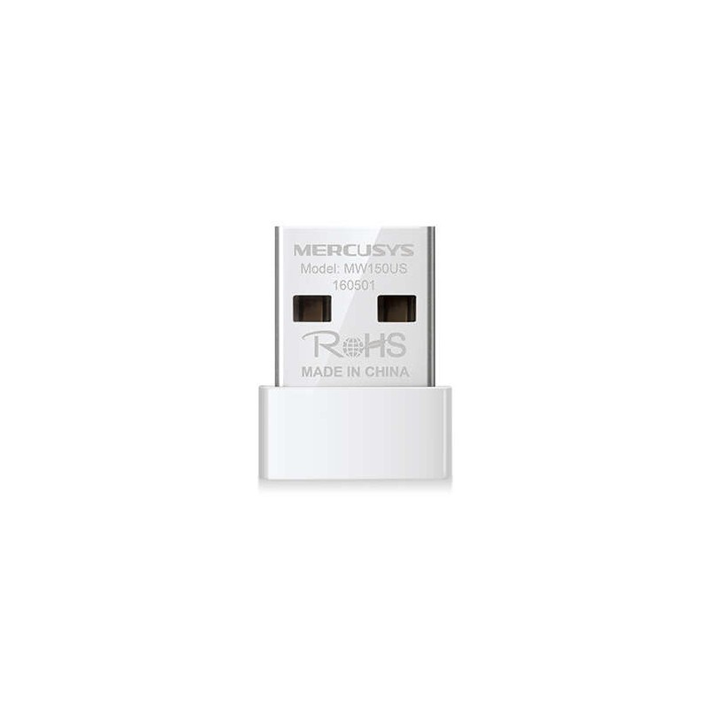 Adattatore nano USB wireless Mercusys N150 - USB 2.0 - Fino a 150 Mbps