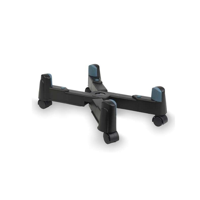 Supporto CPU mobile NGS - Regolabile fino a 25 cm - Fino a 20 kg - Nero
