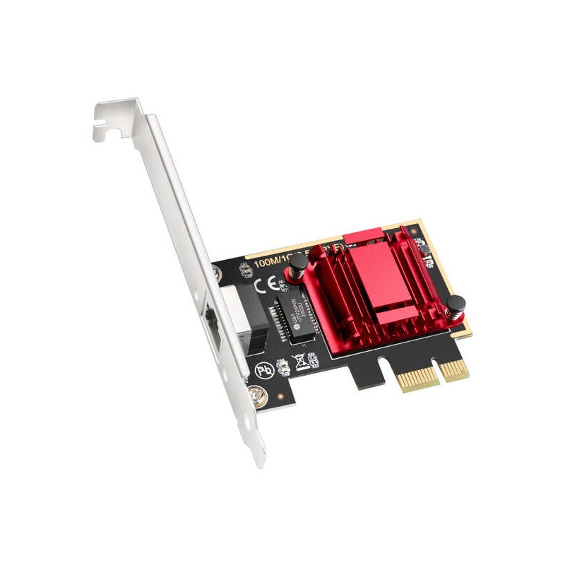 Adattatore di rete Cudy PE25 PCI-e da 2.5 Gbps - 1 porta RJ-45