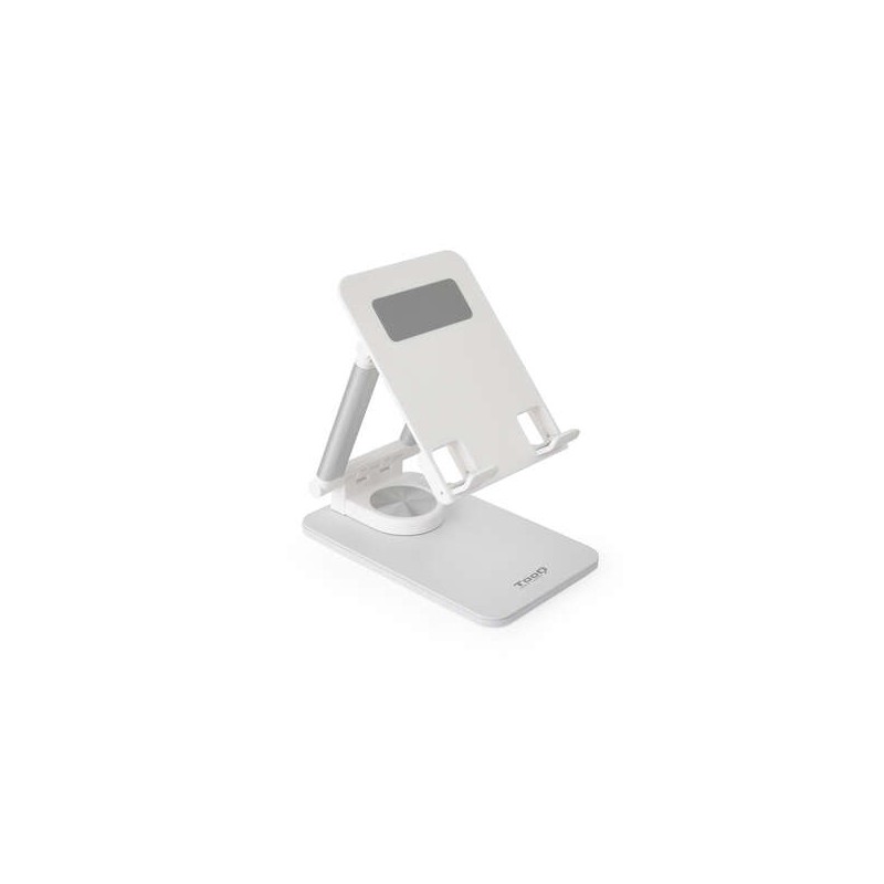 Supporto da tavolo regolabile Tooq per cellulare o tablet fino a 12.9? - Colore bianco