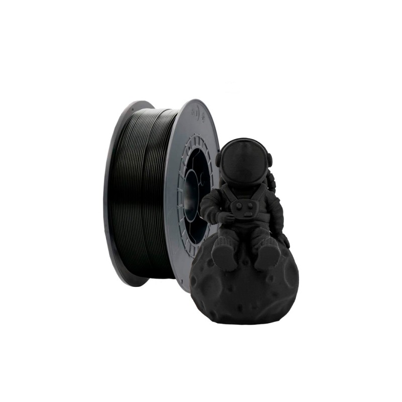 Filamento PLA 3D - Diametro 1.75 mm - Bobina 1 kg - Colore Nero