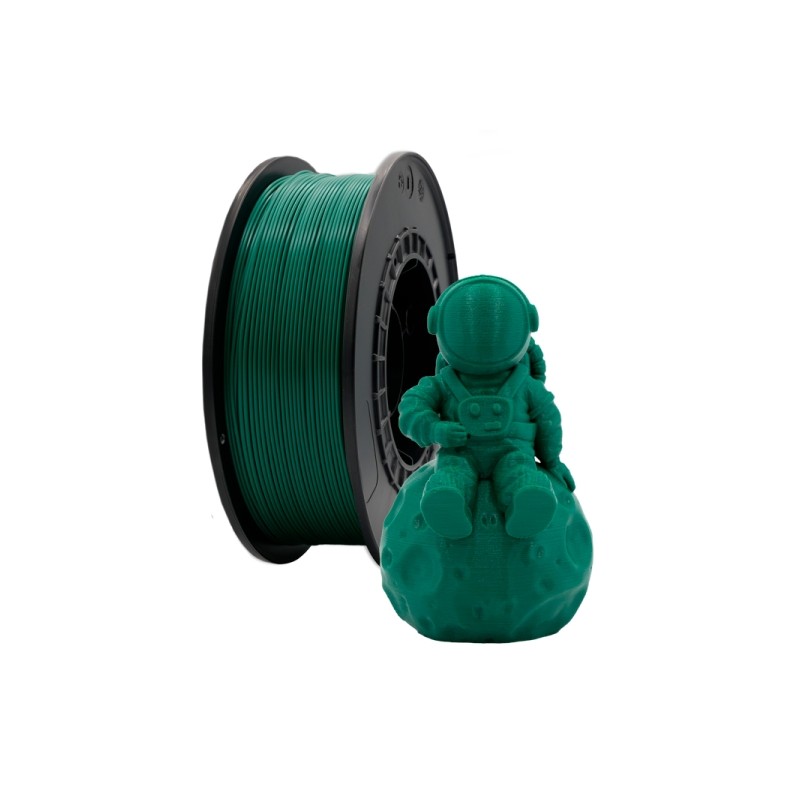 Filamento PLA 3D - Diametro 1.75 mm - Bobina da 1 kg - Colore Verde scuro
